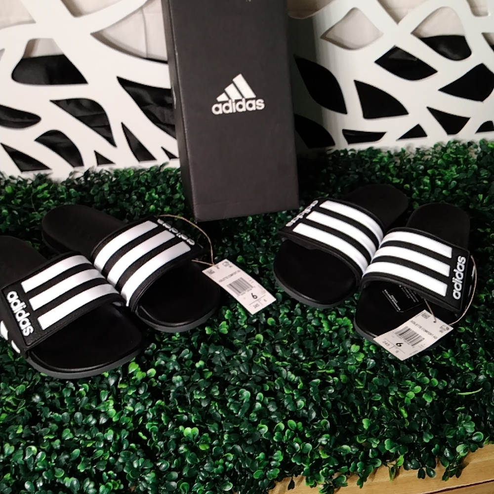 Adidas slip-on sandals